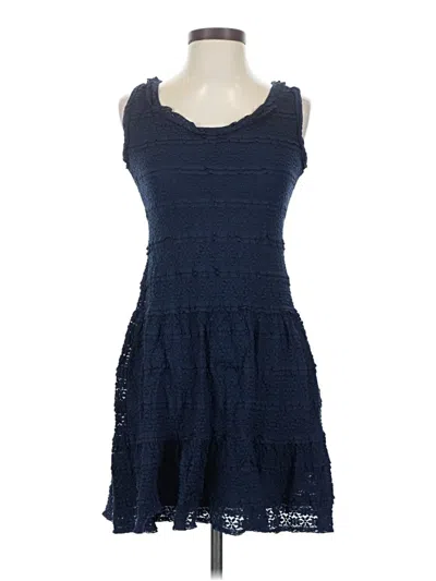 Pre-owned Max Studio Casual Dress In Blue