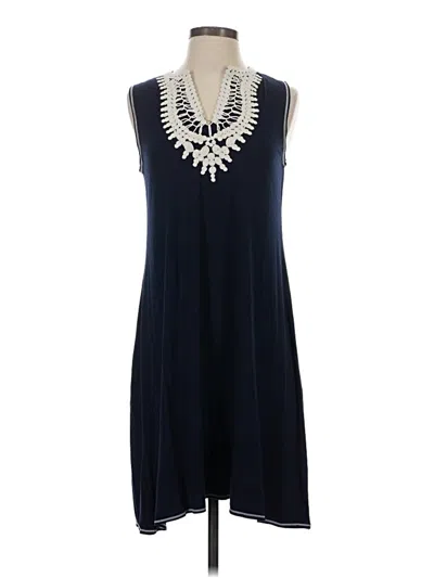 Pre-owned Max Studio Casual Dress In Blue