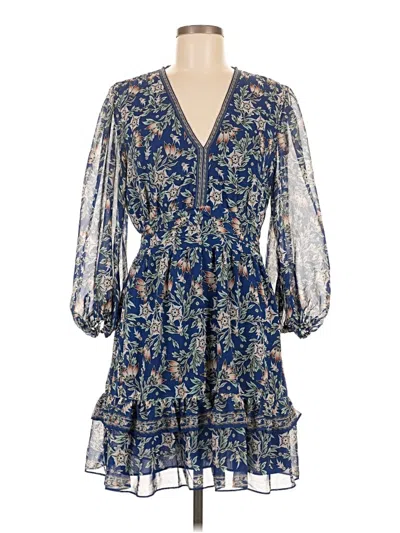 Pre-owned Max Studio Casual Dress In Blue