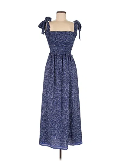 Pre-owned Max Studio Casual Dress In Blue