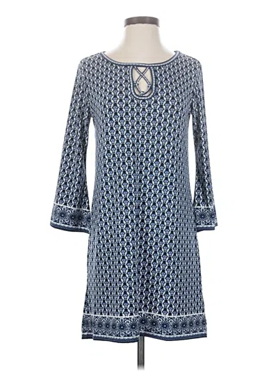 Pre-owned Max Studio Casual Dress In Blue