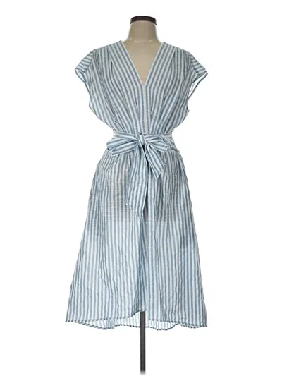 Pre-owned Max Studio Casual Dress In Blue