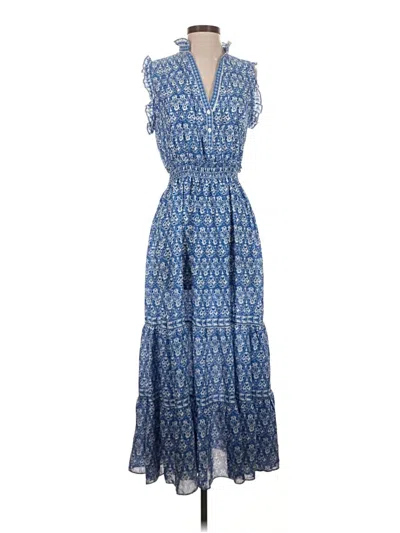 Pre-owned Max Studio Casual Dress In Blue