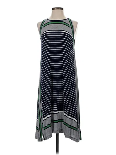 Pre-owned Max Studio Casual Dress In Blue