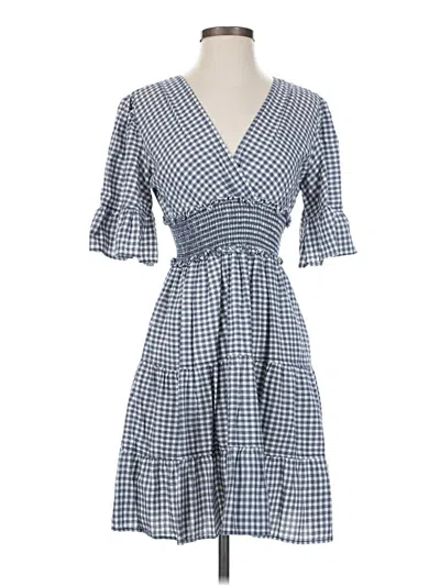 Pre-owned Max Studio Casual Dress In Blue
