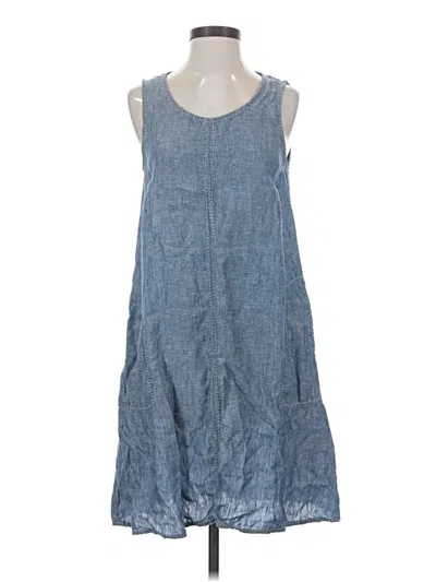 Pre-owned Max Studio Casual Dress In Blue
