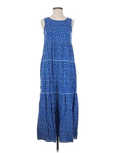 Pre-owned Max Studio Casual Dress In Blue