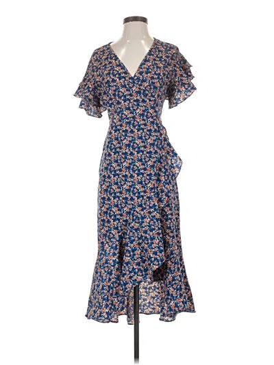 Pre-owned Max Studio Casual Dress In Blue
