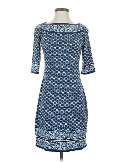 Pre-owned Max Studio Casual Dress In Blue