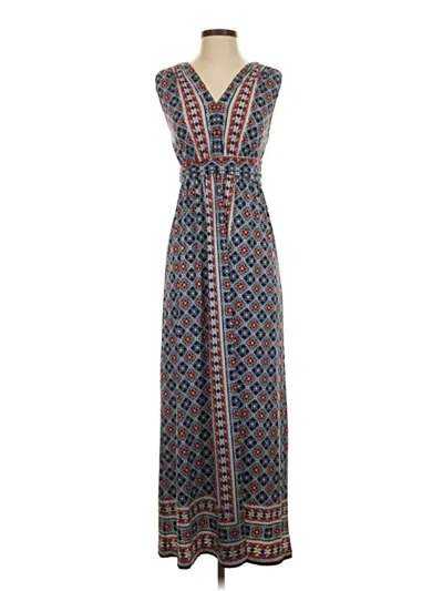 Pre-owned Max Studio Casual Dress In Blue