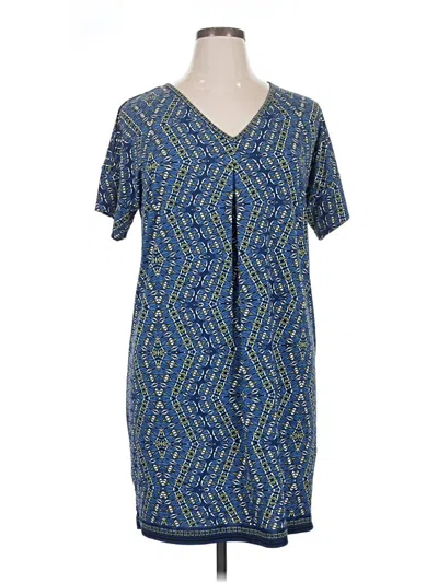 Pre-owned Max Studio Casual Dress In Blue