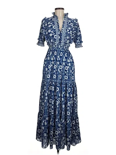 Pre-owned Max Studio Casual Dress In Blue