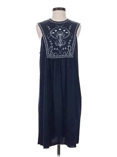 Pre-owned Max Studio Casual Dress In Blue