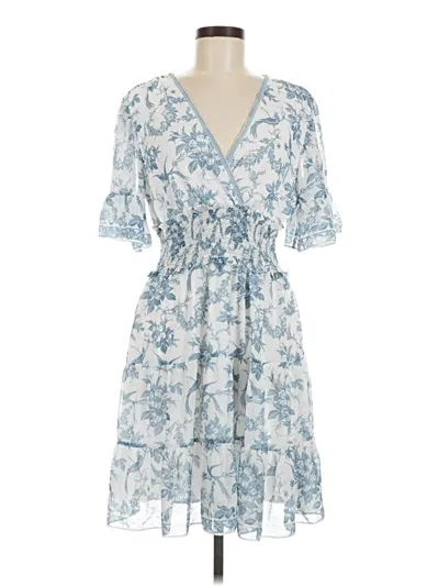 Pre-owned Max Studio Casual Dress In Blue
