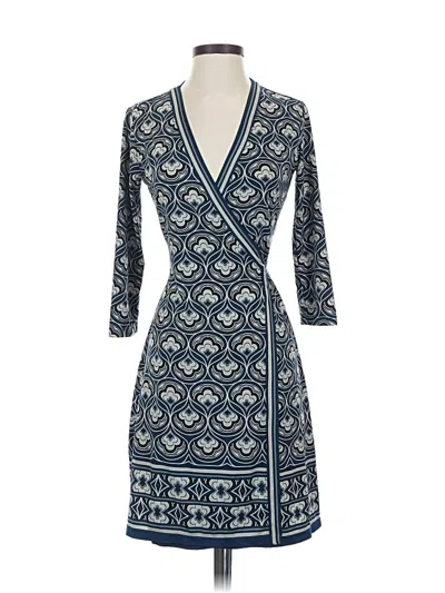 Pre-owned Max Studio Casual Dress In Blue