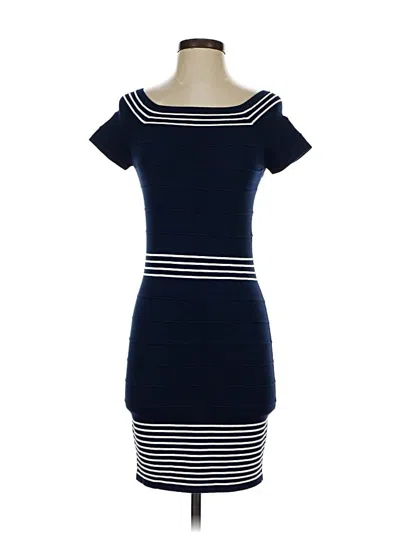 Pre-owned Max Studio Casual Dress In Blue