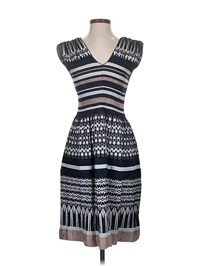Pre-owned Max Studio Casual Dress In Blue