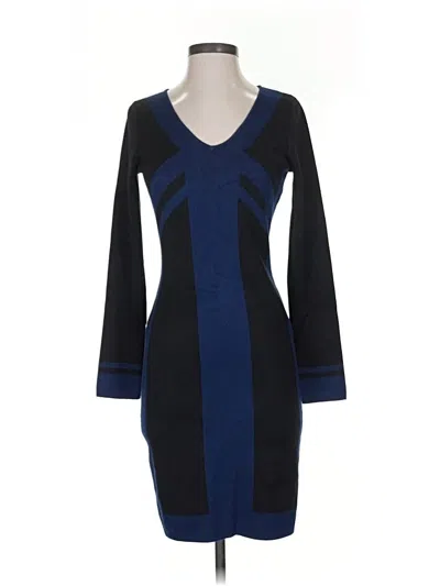 Pre-owned Max Studio Casual Dress In Blue