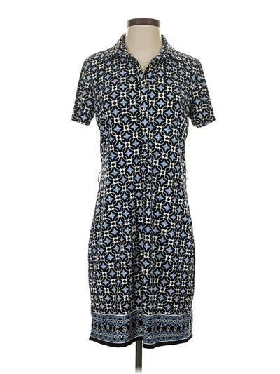 Pre-owned Max Studio Casual Dress In Blue