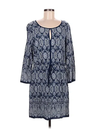 Pre-owned Max Studio Casual Dress In Blue
