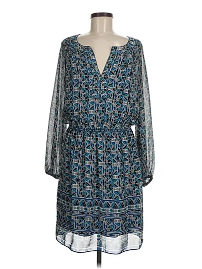 Pre-owned Max Studio Casual Dress In Blue