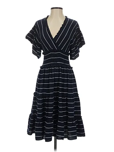 Pre-owned Max Studio Casual Dress In Blue