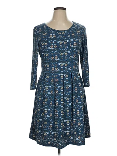 Pre-owned Max Studio Casual Dress In Blue