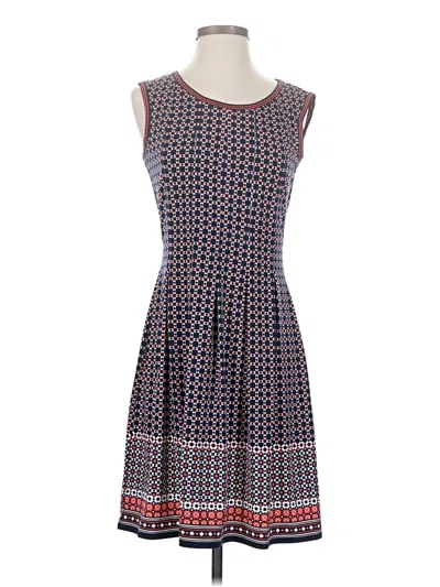 Pre-owned Max Studio Casual Dress In Blue