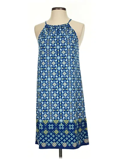 Pre-owned Max Studio Casual Dress In Blue