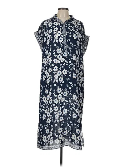 Pre-owned Max Studio Casual Dress In Blue