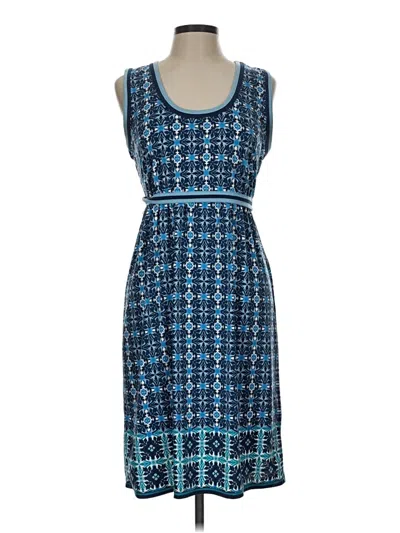 Pre-owned Max Studio Casual Dress In Blue