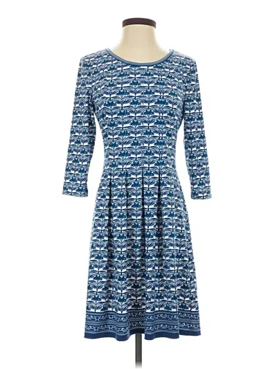 Pre-owned Max Studio Casual Dress In Blue