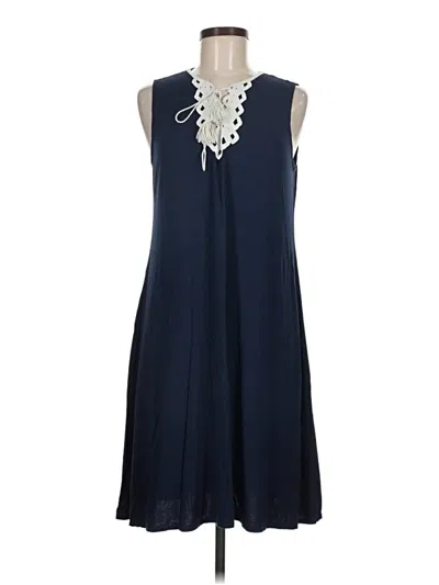 Pre-owned Max Studio Casual Dress In Blue