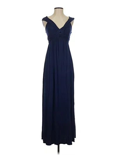Pre-owned Max Studio Casual Dress In Blue