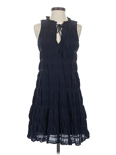 Pre-owned Max Studio Casual Dress In Blue