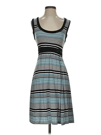 Pre-owned Max Studio Casual Dress In Blue