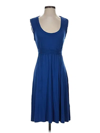 Pre-owned Max Studio Casual Dress In Blue