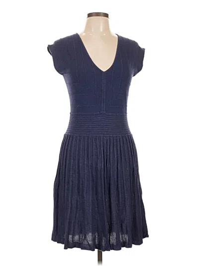 Pre-owned Max Studio Casual Dress In Blue