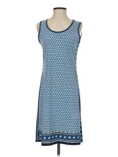Pre-owned Max Studio Casual Dress In Blue