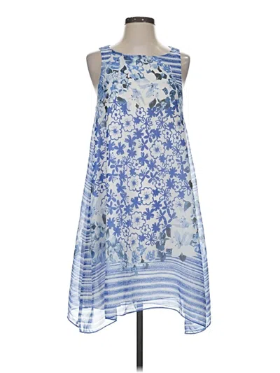 Pre-owned Max Studio Casual Dress In Blue