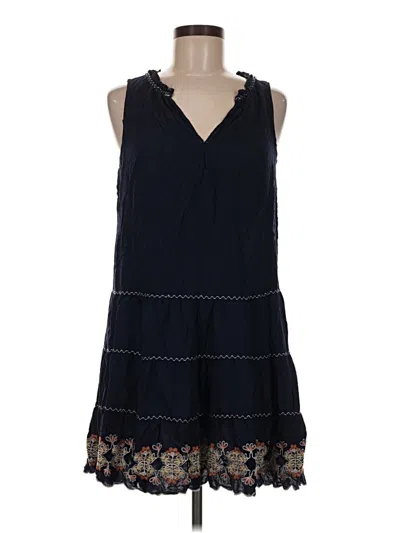 Pre-owned Max Studio Casual Dress In Blue
