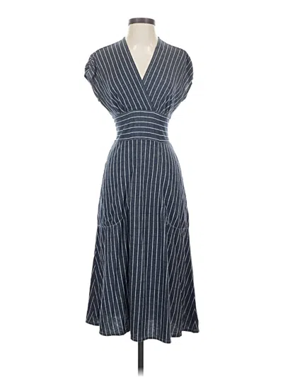 Pre-owned Max Studio Casual Dress In Blue