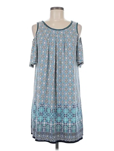 Pre-owned Max Studio Casual Dress In Blue