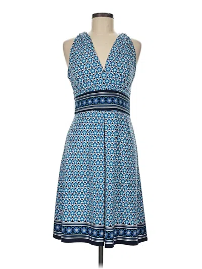 Pre-owned Max Studio Casual Dress In Blue