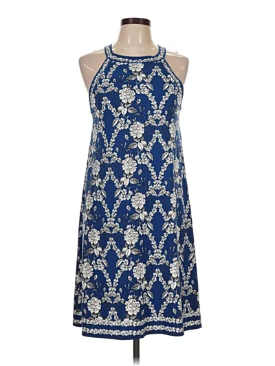 Pre-owned Max Studio Casual Dress In Blue