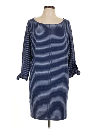 Pre-owned Max Studio Casual Dress In Blue