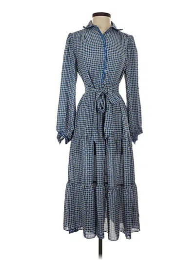 Pre-owned Max Studio Casual Dress In Blue