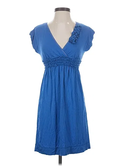Pre-owned Max Studio Casual Dress In Blue