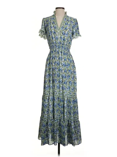 Pre-owned Max Studio Casual Dress In Blue