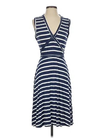 Pre-owned Max Studio Casual Dress In Blue